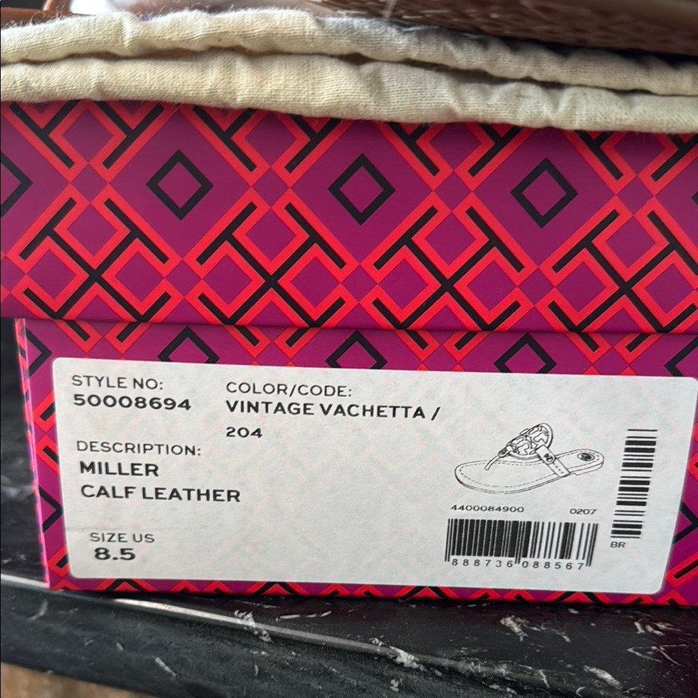 Tory Burch Vintage Vachetta Miller Sandals